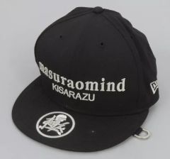 【中古】帽子 綾小路翔(氣志團) ニューエラコラボキャップ 59FIFTY 7 1/2(59.6cm) ブラック 「masurao六本木×mastermind JAPAN」