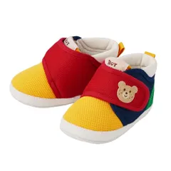 新品 [MIKIHOUSE HOT BISCUITS] [ミキハウス ホットビスケッツ] プレシューズ 男の子 女の子 ベビー 子供服 マルチカラー 10.5cm 73-9305-683