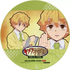 【中古】マグカップ・湯のみ 我妻善逸 コースター 「鬼滅の刃 中高一貫!!キメツ学園物語 ～鬼滅の宴=特別編～ キメツ学園カフェ」 マチ★アソビCAFE限定 ドリンク注文特典