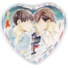 浦島坂田船 志麻 ハート缶バッジ バレンタイン デフォ 歌ってみた祭り