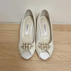 シューバイリリー ブライダルシューズ+シューズコサジュー 235