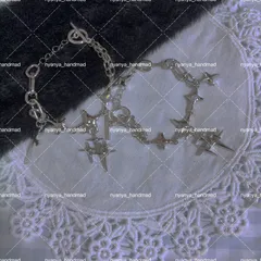 【030】ʚY2K Silver ペアブレスレットɞ