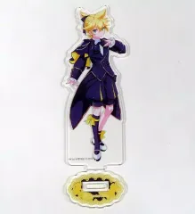 【中古】アクリルスタンド・アクリルパネル [単品] 鏡音レン アクリルスタンド 「初音ミク＆ピアプロキャラクターズ あたり付き!ビビット缶バッジ 第2弾 ラスト賞」 同梱品