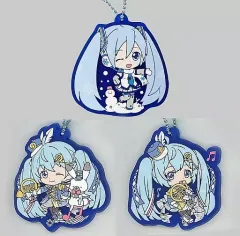 【中古】雑貨 全3種セット ラバーマスコット 「ガシャポンくじ 雪ミク2020 あそーと」B賞