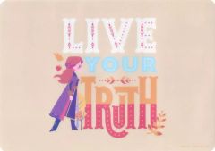 [중고] 식기 아나운서 (LIVE YOUR TRUTH 오리지널 런천 매트 [아나운서와 눈의 여왕 2 OH MY CAFE] 사전 예약자 한정 입장 특전