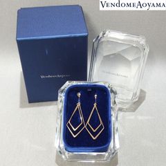 ヴァンドーム青山 プラチナ ダイヤモンド ドロップ ピアス APVA2518