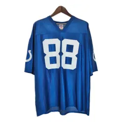 NFL インディアナポリス・コルツ ユニフォーム ゲームシャツ 大きいサイズ プロチーム アメフト ブルー(メンズ 2XL)中古 古着 T7948
