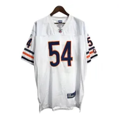 Reebok リーボック NFL シカゴ・ベアーズ ユニフォーム ゲームシャツ プロチーム アメフト ホワイト(メンズ 52)中古 古着 T7976