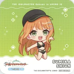 【中古】コースター 紫雲清夏(ミニキャラ) オリジナルコースター 「学園アイドルマスター in SWEETS PARADISE 海の家」 コラボメニュー注文特典