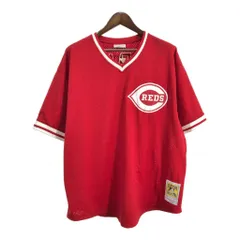 デッドストック Mitchell&Ness MLB シンシナティ・レッズ ユニフォーム プロチーム メジャーリーグ (メンズ 3XL)中古 古着 T8556のサムネイル