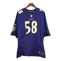 NIKE ナイキ NFL ボルティモア・レイブンズ ユニフォーム 大きいサイズ プロチーム アメフト スポーツ(メンズ XXL)中古 古着 U1173
