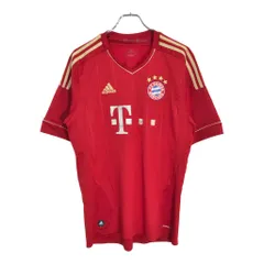 adidas アディダス FCバイエルン・ミュンヘン ユニフォーム ゲームシャツ プロチーム サッカー レッド(メンズ M)中古 古着 U1911