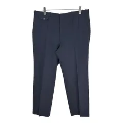 90年代 Christian Dior クリスチャン ディオール ウール スラックスパンツ ネイビー(メンズ W37 L29相当)中古 古着 U1994のサムネイル