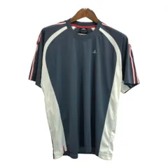 00年代 adidas アディダス ドライＴシャツ スポーツ グレー(メンズ M)中古 古着 U2585
