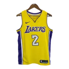 NIKE ナイキ NBA ロサンゼルス・レイカーズ ロンゾ・ボール ユニフォーム プロチーム バスケ イエロー(メンズ 44)中古 古着 U2855