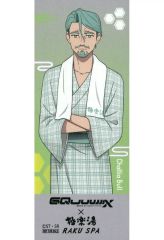 【中古】シール・ステッカー シャリア・ブル(等身) 和紙風ステッカー 「機動戦士Gundam GQuuuuuuX × 極楽湯・RAKU SPA “お風呂って自由ですか?”」 店舗限定対象商品購入特典