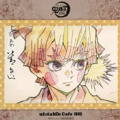 【中古】ポストカード 我妻善逸 ポストカード 「鬼滅の刃 遊郭編 キャラクター絵巻カフェ in ufotable Cafe×マチ★アソビCAFE 第三期」 ドリンクメニュー注文特典