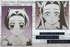 【中古】ポストカード 胡蝶しのぶ＆胡蝶カナエ メタリックポストカード 「劇場版 鬼滅の刃 無限城編 第一章 猗窩座再来 ufotable DINING -第二期- しのぶvs童磨 各所での戦い -その壱-」 お楽しみくじ景品