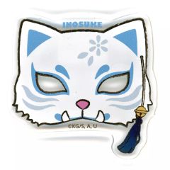 鬼滅の刃 ナンジャタウン ねこ型バッジ コレクション 不死川玄弥