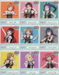 [중고] 스티커 스티커 [단품] Aqours 백스테이지 스타일 스티커 9장 세트 [러브라이브! 선샤인!! Aqours 6th LoveLive! ~KU-RU-KU-RU Rock 'n' Roll TOUR~ <OCEAN STAGE> B