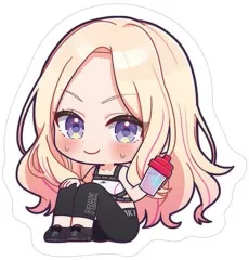 【中古】食玩 ステッカー・シール 21. 「学園アイドルマスター ゼリー＆ステッカー」