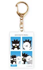 【中古】キーホルダー バッドばつ丸 「サンリオキャラクターズ トレーディング証明写真風キーホルダー vol.2」