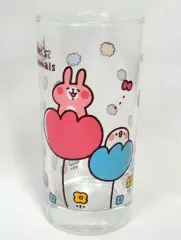 【中古】グラス(キャラクター) 5.ピンクのうさぎ＆ピスケ タンブラーグラス 「サンリオ当りくじ カナヘイの小動物 ピスケ＆うさぎ」