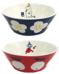 【中古】皿・ボウル リトルミィ＆スノークのおじょうさん サラダボウル2個セット 「ムーミン」