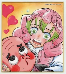 【中古】紙製品 甘露寺蜜璃＆鉄地河原鉄珍 「鬼滅の刃 全集中展 刀鍛冶の里編・柱稽古編 作画スタッフ全集中複製ミニ色紙 C」