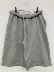 JEANASIS ジーナシス スウェットパンツ F グレー 無地 ブランドロゴ ワイド・ルーズ レギュラー ウエストゴム・紐