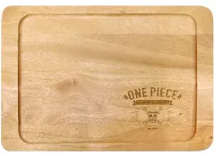 【中古】皿・茶碗 海賊旗ロゴ オリジナルウッドプレート 「ワンピース」 ワノ国! 夏のワンピースパンキャンペーン Twitterキャンペーン当選品