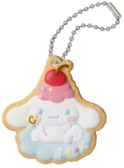 【中古】食玩 キーホルダー 4.シナモロール 「SANRIO CHARACTERS COOKIE CHARMCOT」