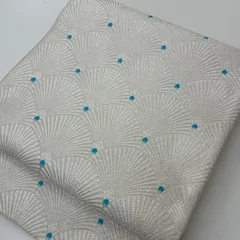 千博織 袋帯 正絹 煌めく上品な加工 六通 MA-4613