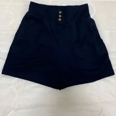 earth music&ecology ネイビー ショートパンツ