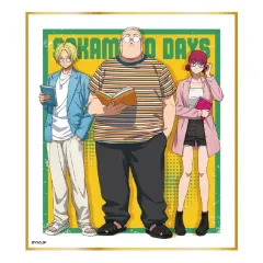 【中古】紙製品 朝倉シン＆坂本太郎＆陸少糖(全身) 「SAKAMOTO DAYS トレーディングミニ色紙 眼鏡Style」