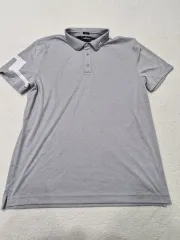 J.LINDEBERG メンズ ポロシャツ グレー XL