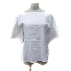 アンタイトル UNTITLED シャツ ブラウス 五分袖 3 M～L 白 ホワイト /YI