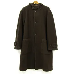 ランセル コート フーディ ウール混 アウター メンズ 2サイズ ブラウン LANCEL 【中古】