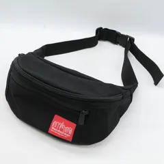 マンハッタンポーテージ ウエストバッグｋうろ ウエストポーチ 鞄 カバン ブランド 黒 メンズ ブラック Manhattan Portage 【中古】