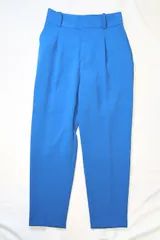 【223330】ZARA ザラ  テーパードパンツ　ボトムス　ポリエステル生地　　EURM  ・ ブルー