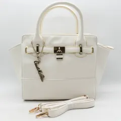 セシルマクビー ショルダーバッグ 2way ハンドバッグ 鞄 カバン ブランド レディース ホワイト CECIL McBEE 【中古】