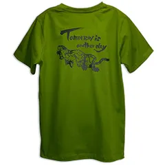 新品 [フォーチュナトウキョウ] Tシャツ メンズ 北斎 浮世絵 タイガー Tomorrow is another day.”オリーブグリーン XL