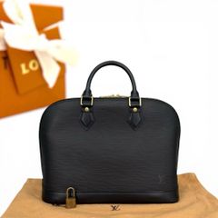 美品】ルイヴィトン エピ アルマPM M52142 ハンドバッグ レザー 黒