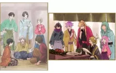 【中古】キャラカード 全2種セット 色紙風かあど 「特 刀剣乱舞-花丸- ～雪月華～ 華ノ巻」 第2週目入場者特典