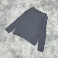 【良品】zootie ズーティー　長袖　リブニット (L) カジュアル 一点もの グレー系のサムネイル