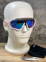 JY693 オークリー OAKLEY FLIGHT JACKET CUSTOM サングラス アイウェア 白 ピンク