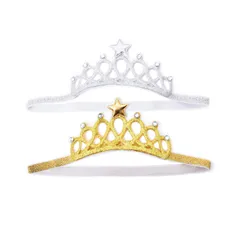 【BEST TOWN】 ウェディング ヘッドドレス ティアラ髪飾り タイプ２（子供用） [タイプ２（子供用）]
