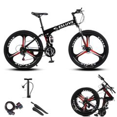 新品】24インチ 30段変速 折りたたみMTB 黒白 - メルカリ