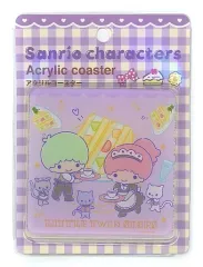 【中古】マグカップ・湯のみ リトルツインスターズ アクリルコースター 「サンリオキャラクターズ」