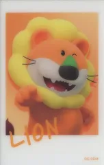 【中古】キャラカード らいおんくん 「たべっ子どうぶつ THE MOVIE クリアフォトカードコレクション」